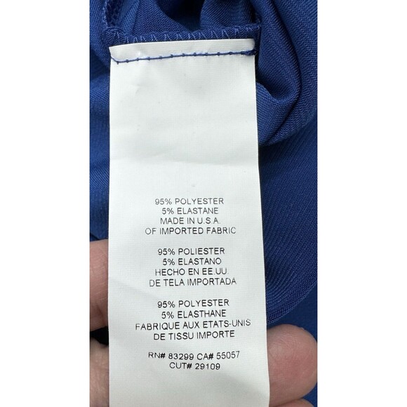 Anthony Originals Women’s Size 1X Blue Hi Rise Wide Leg Capri Pants - Picture 8 of 14